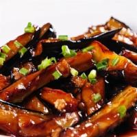 5. Eggplant with hot garlic sauce · Spicy.