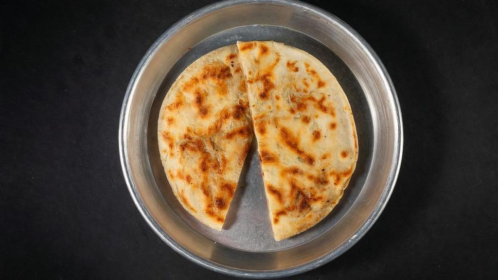 Aloo Paratha · potato filled flatbread