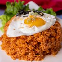 50. Kimchi Fried Rice · Fried rice flavored with kimchi.