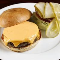 Cheese Burger · Angus beef patty with american cheese.