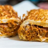 Meatball Mafia · Mayo, provolone, cheese, sour cream and parmesan on a dutch crunch bread with your choice of...