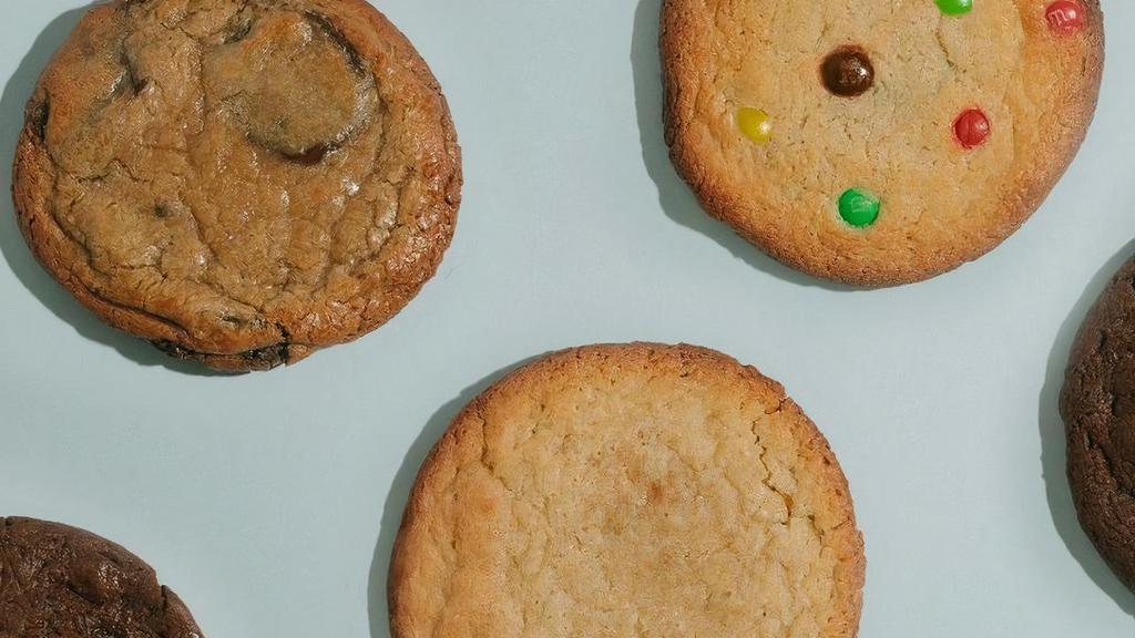 Cookies and Milk for 1 · Pick 2 of our delicious cookies and add your choice of ice cold Almond or 2% Milk