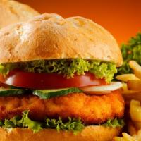 Chicken Burger · Chicken Burger with Fries