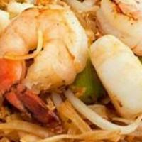 Pad Thai · Sauteed egg with thin noodles and your choice of meat or vegetable and tofu with green bean,...