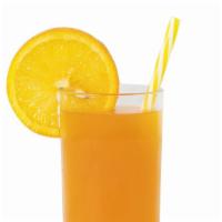 On The Orange Juice · Freshly Squeezed Orange Juice. 24 oz.
