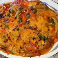 Baked Pork Chop with  Cheese over Rice or Spaghettis 港式焗豬扒飯或意粉 · 