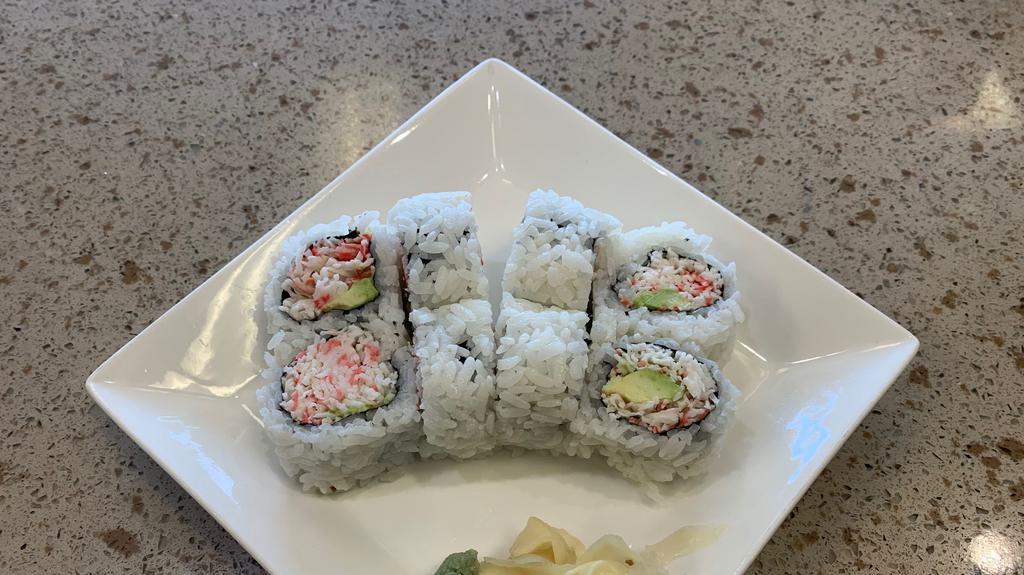 California Roll  · Crab meat and Avocado