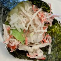 Crab Meat Hand Roll · Crab Meat Hand roll with Avocado