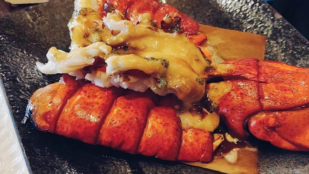 Cedar New England Lobster Tail
(6oz.) · Gluten-free. Grilled main lobster tail baked with garlic aioli creamy sauce with very mild spice.