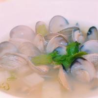 Miso Clam Soup  · Gluten-free. Fresh clam in miso broth.