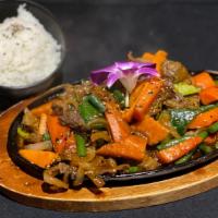 Beef. · with rice
