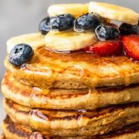French Toast And Berries · Classic french toast, berries and bananas.