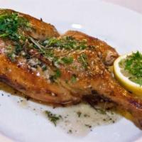 Baked Chicken · With garlic and rosemary