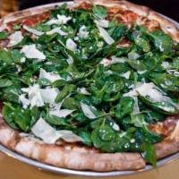 Fresh Spinach and Shaved Parmasan · Vegetarian.