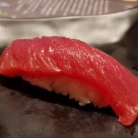 Bluefin Tuna · Two pieces nigiri and five pieces sashimi.