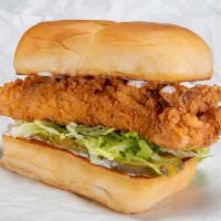 Bmc Slider · Crispy fried chicken tender, spiced to your liking, Plain, Nashville Hot or Nashville Hotter...
