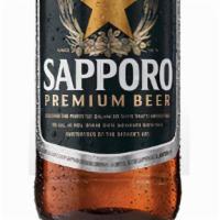 Sapporo · Refreshing lager with a crisp, refined flavor and clean finish. <br />354ml bottle