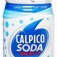 Calpico Soda · Carbonated soda. Light, somewhat milky flavor, similar to plain or vanilla flavored yogurt o...