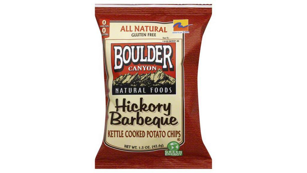 Boulder Kettle Chips Hickory BBQ 1.5 oz · 