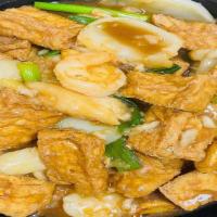 Seafood Tofu Clay Pot 海鮮豆腐煲 · 