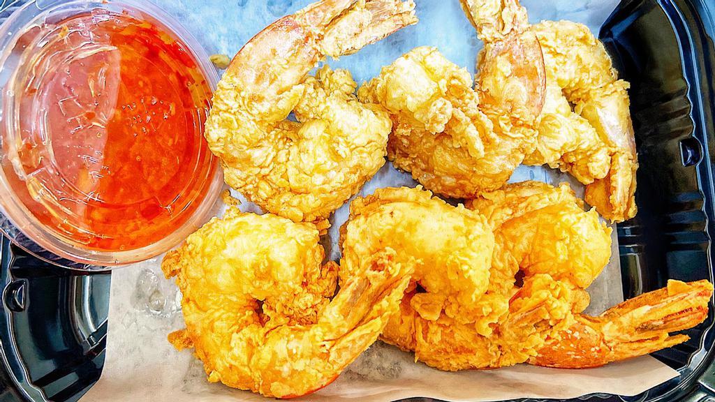 Crispy Shrimp · Served with Sweet and Sour Sauce.