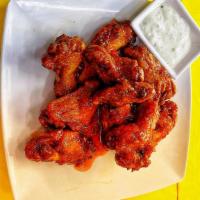 15 wings · Traditional bone-in wings with choice of wing flavor