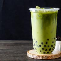 Tiramisu Crema Green Milk Tea · 