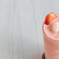 Lychee Smoothie · Delicious and fresh smoothie blended with taro.