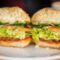 Veggie Sandwich · Meatless sandwich.