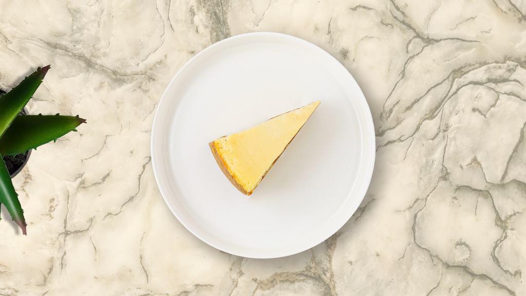 Cheesecake · Original cheesecake is decadently rich in taste, but fluffy in texture. It is also distinguished by a generous amount of sour cream used in the recipe.