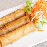 House Egg Rolls | Chả Giò · -3- Fried egg rolls with egg, chicken, shrimps, crab meat, taro, carrots, onions, jicama, cl...
