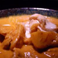 #41 Yellow Curry · Mild curry with chicken or prawns or mix veggies, turmeric fresh herbs, spices, coconut milk...