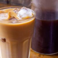 Iced Vietnamese Coffee · espresso mix with condensed milk only.