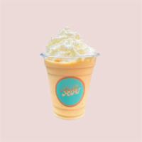 Peaches n' Cream · Premium Vanilla Ice Cream blended with fresh peaches and all natural peach juice, and topped...