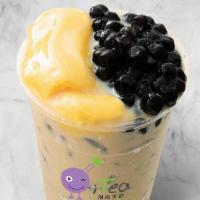 C2. Hokkaido Milk Tea北海道布丁奶茶 · Comes with Boba and Pudding (318 calories to 364 calories).