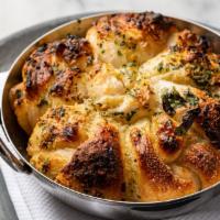 Garlic Knots NF SF · Soy-free. Nut-free. Classic, old school Italian herb garlic knots baked in the pizza oven