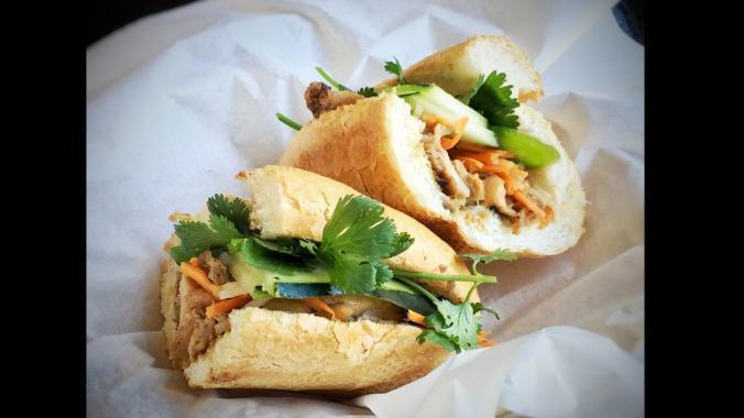 L14. Gourmet Vietnamese Sandwich · Choice of proteins with garlic mayo, shaved onion, pickled carrot & daikon, cucumber, jalapeño, cilantro, lettuce, tomato, avocado.