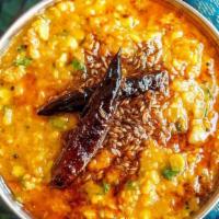 Yellow Dal Tadka · Channa Dal cooked with Spices & Temperin
