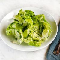 Butter Lettuce · Butter lettuce and tarragon with herb and champagne vinaigrette.