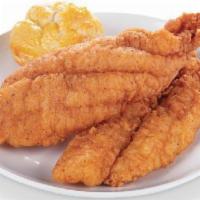 2-Pc  Fried Fish  · Include 1 Honey Butter Biscuit. With Perfectly  2 Cajun seasoning.