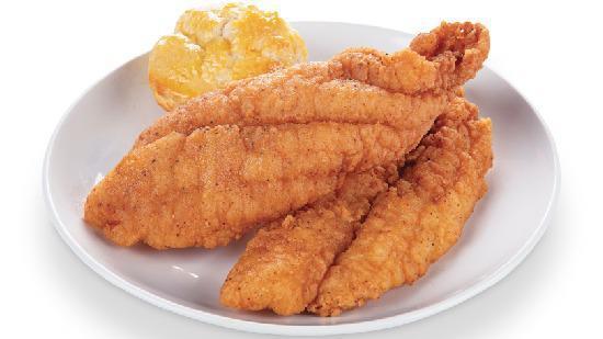 Fried Fish · Comes with 1 honey butter biscuits.