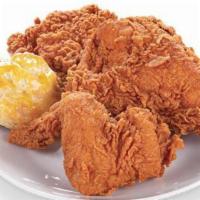 Chicken (White) 3Pc · 1 Breast
2 Wings