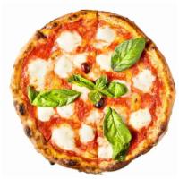 Spaceship Margherita Pizza · Tomatoes, basil, mozzarella