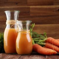Fresh Carrot Juice (16oz) · Fresh squeezed carrot juice.