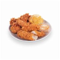 Cajun Tenders (6Pcs) · Served with honey mustard or BBQ sauce
