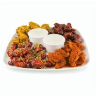 Wing Platter (40 Pcs.)  · 40 wings, carrots and celery, choice of two 6 oz house-made sauces, up to 4 flavors.
