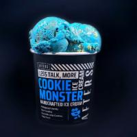Cookie Monster Pint · all kinds of cookies & cream & fudge & yeah