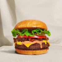 Your Vegan Burger · Seasoned Beyond Meat patty topped with your favorite choice of toppings! Served on a bun.