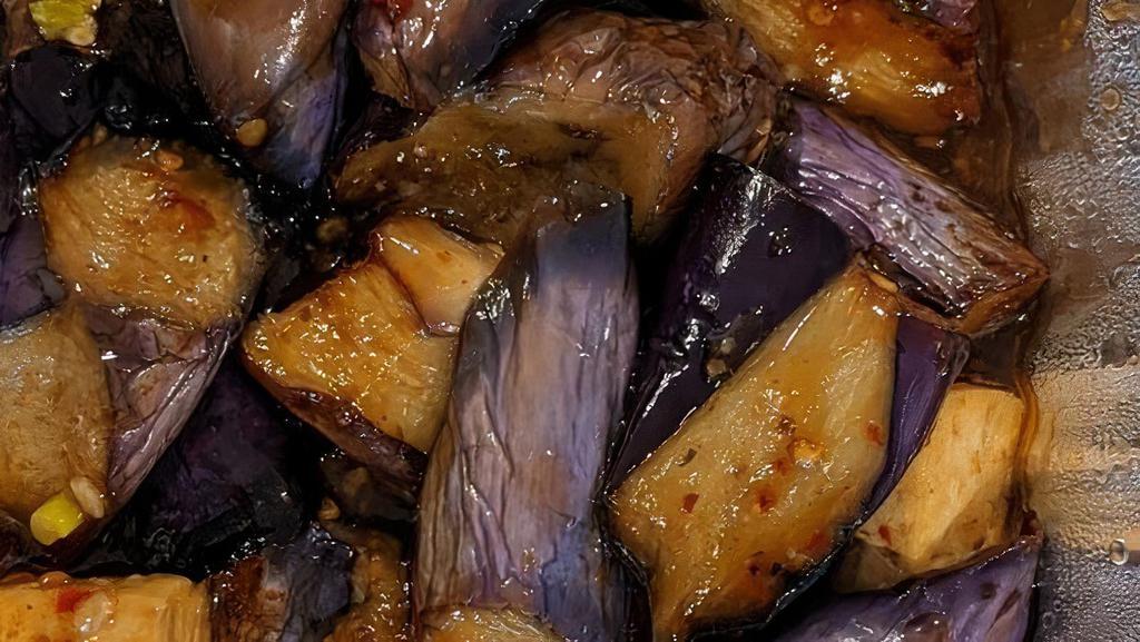 Eggplant in Garlic Sauce · Spicy.