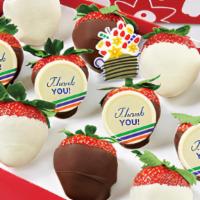 Heartfelt Thank You Berries · (4) Semi Sweet Chocolate Dipped Strawberries w/ Thank You Sentiments
(4) Semi Sweet Chocolat...